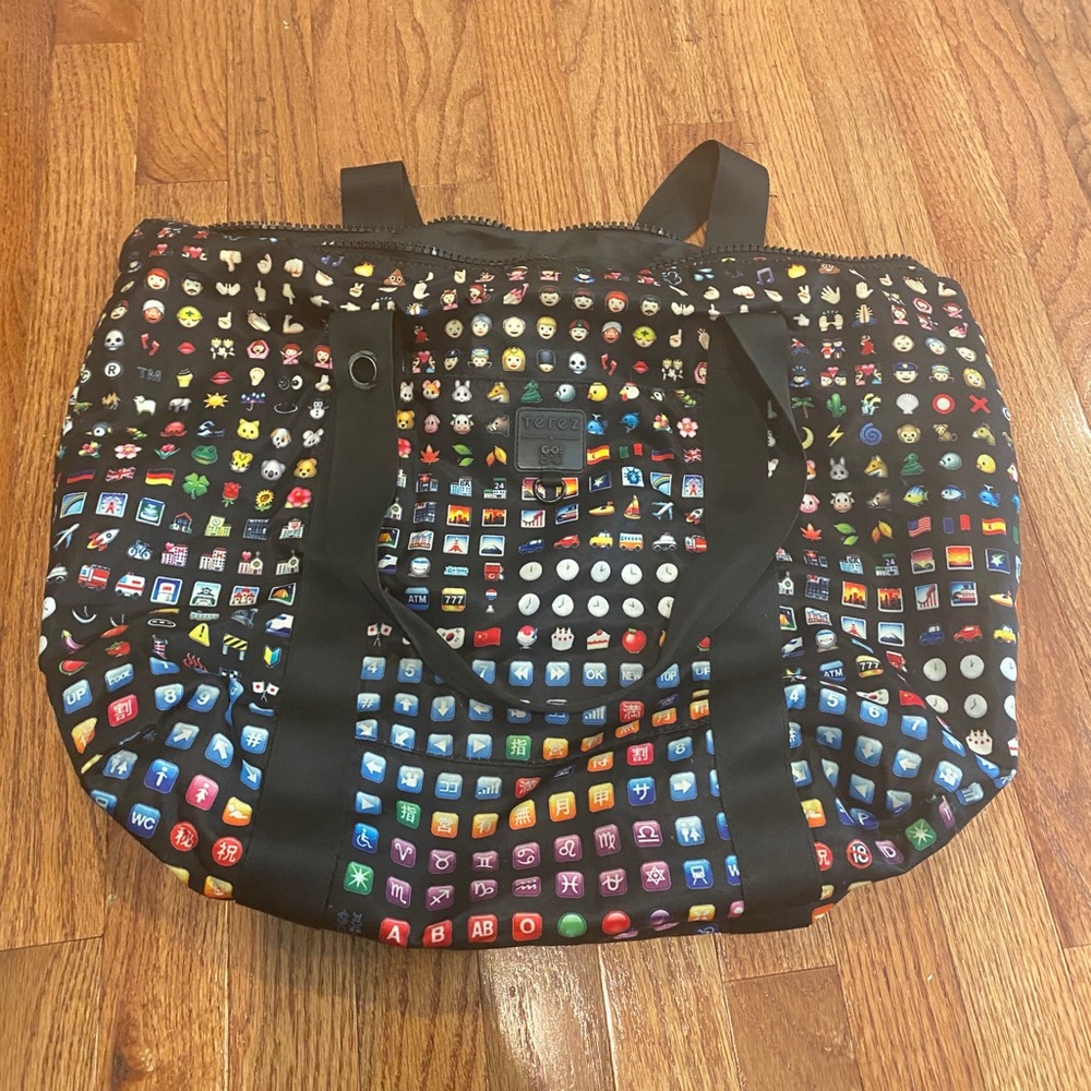 Terez Emoji Messenger Bag
